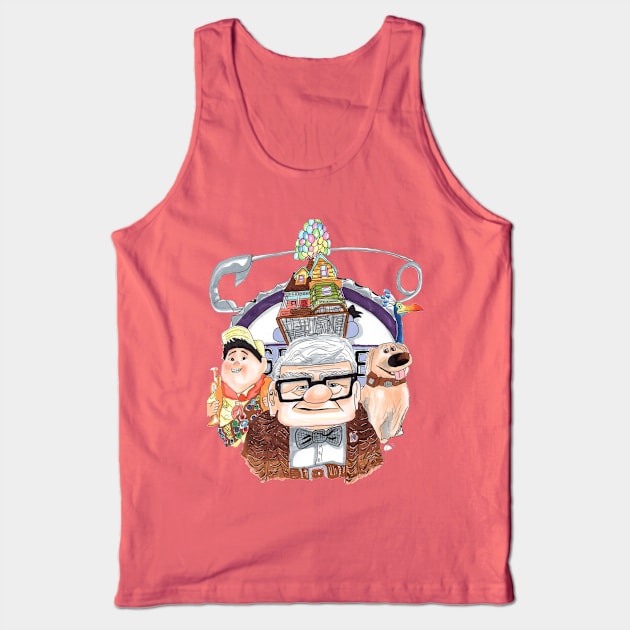 Up adventure poster Tank Top by Salty Pretzel